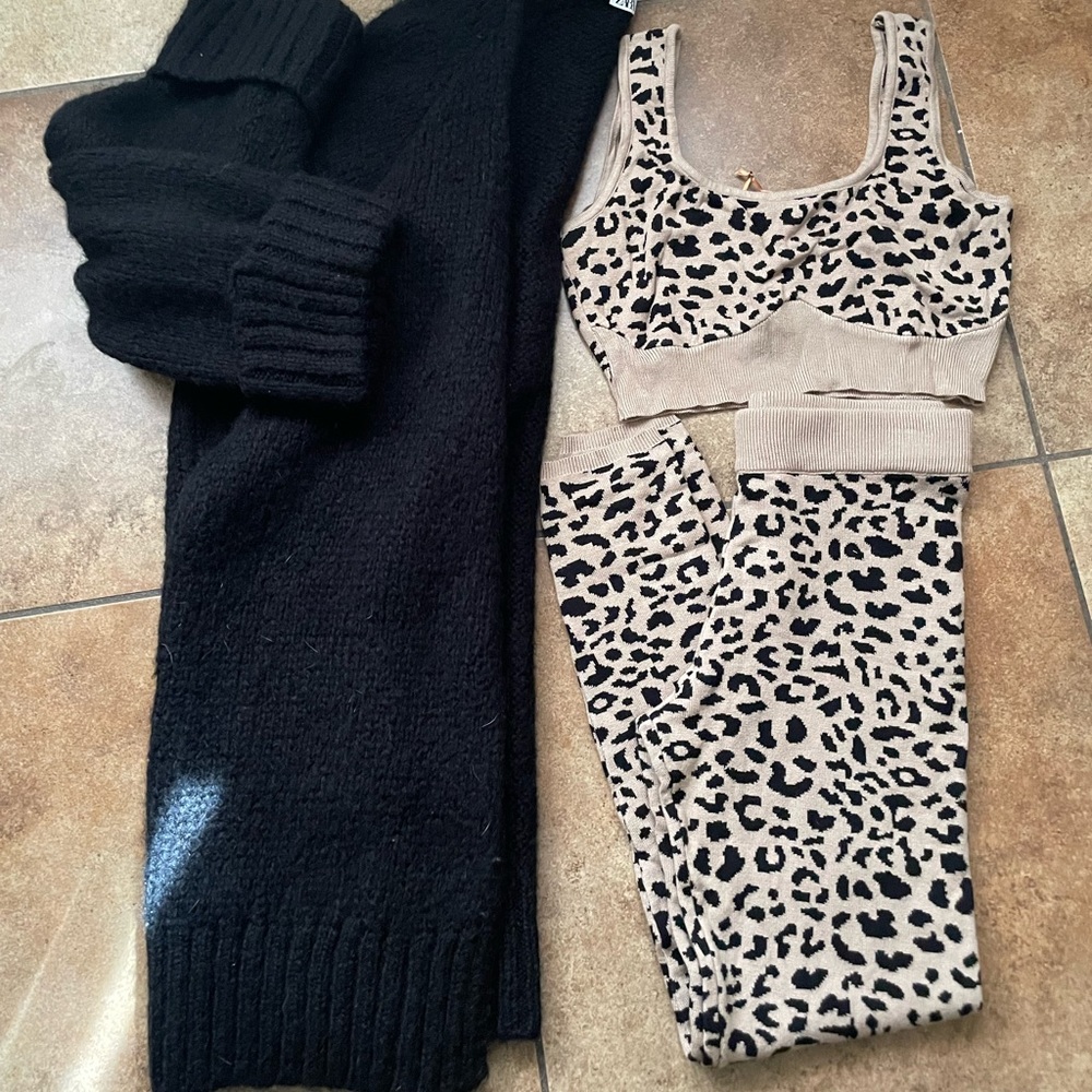 Lounge Set Leggings Crop